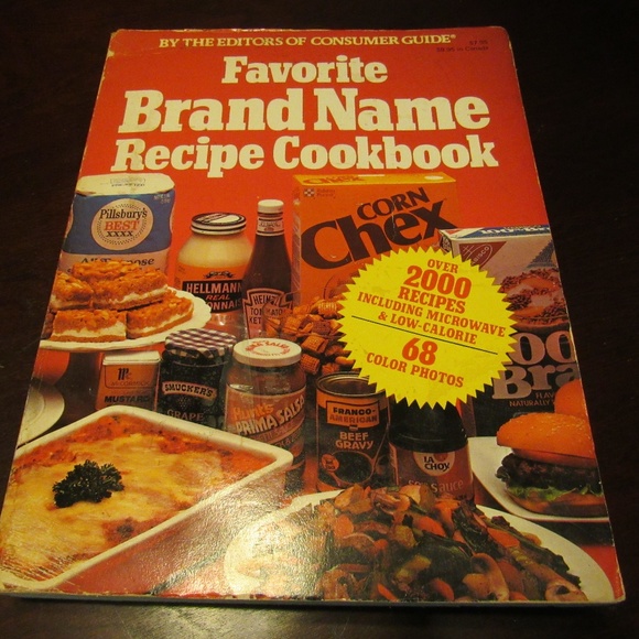 Vintage - SC Cookbook (1981) Other - Vintage "Favorite Brand Name Recipe Cookbook" SC